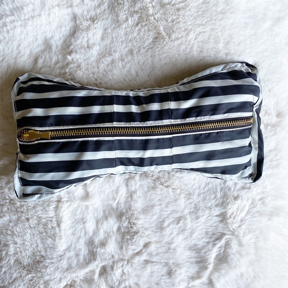 Kate Spade Rio De Janeiro Stripe Nylon Poncho - Picture 4 of 10